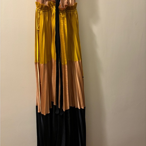 Ulla Johnson Gisella dress Colorblock pleated Maxi - Picture 5 of 8